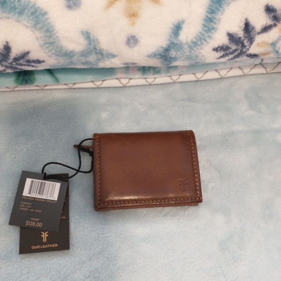 NWT Frye Melissa Medium Wallet Cognac - Picture 2 of 9